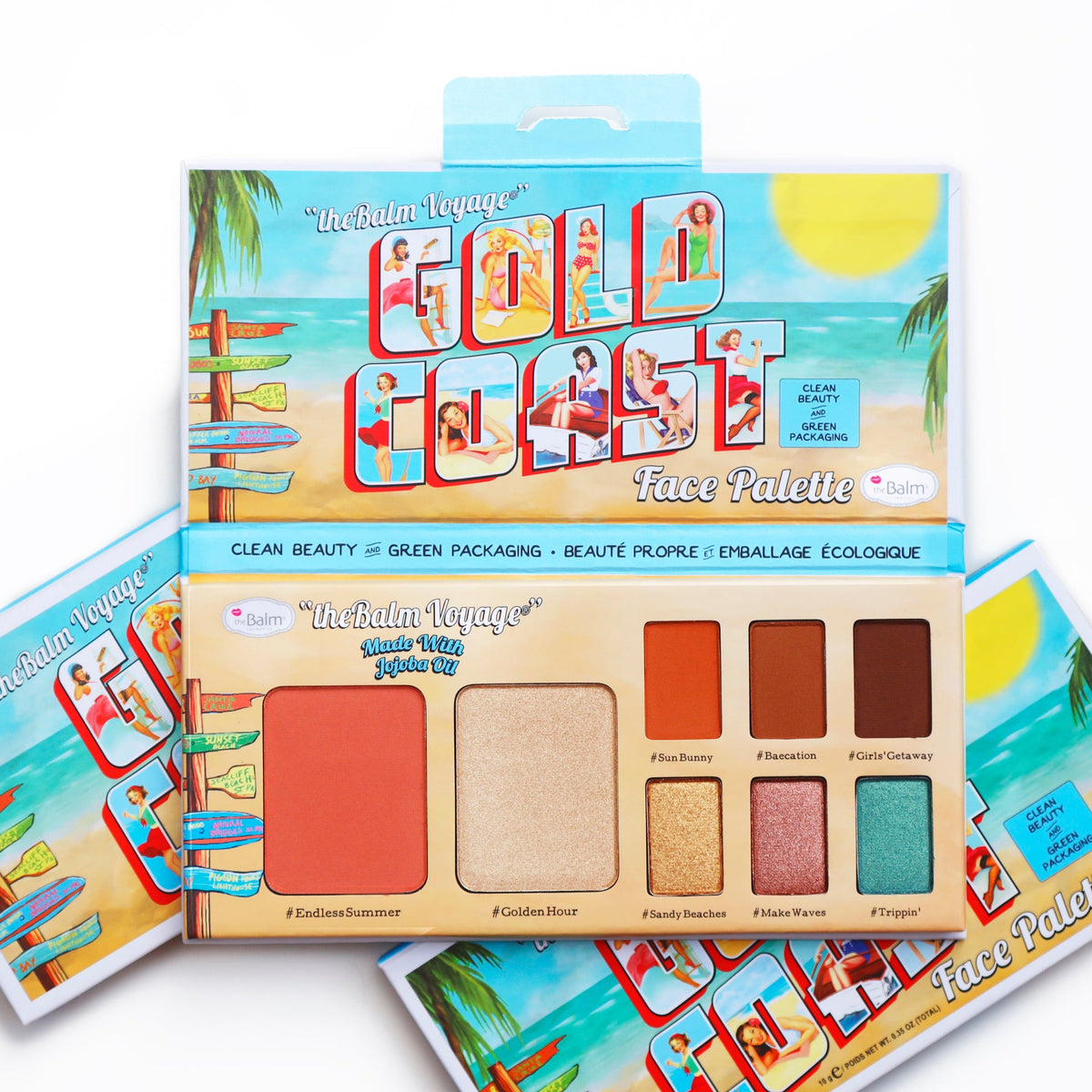 Gold Coast Face Palette - Model Roz x theBalm