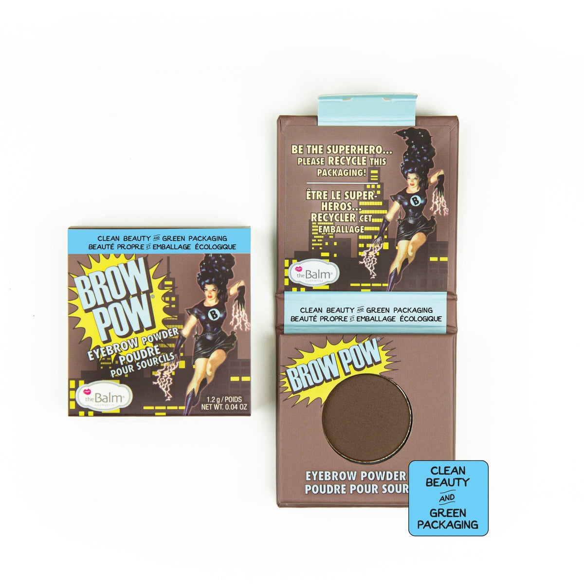 Brow Pow®- Eyebrow Powder - Dark Brown